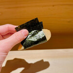 鮨 華 - たいら貝の磯部焼き