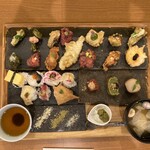 天ぷらと手まり寿司 都 - 