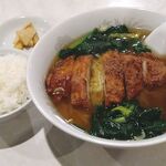 華福 - 豚ロースから揚げ入りラーメン(華福麺)