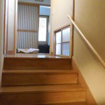 新井旅館 - 客室浴場への階段