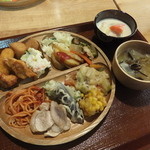 くるるの杜 農村レストラン - 【2013年12月】おかずへ。