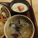 くるるの杜 農村レストラン - 【2013年12月】クリームシチューと無添加の野菜スープ。