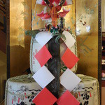 新井旅館 - ロビーの正月飾り