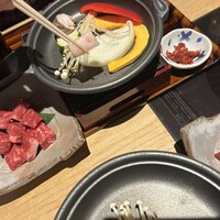 すき焼き 牛しゃぶ 松重 - 