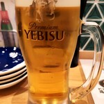 鮨 酒 肴 杉玉 - 生ビール