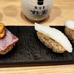 Sushi Sake Sakana Sugitama - 鮪ロッシーニ風＆飲める炙りえんがわ
      