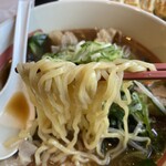 幸楽苑 - もつラーメンの麺