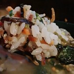 古民家カフェ 茶ぁーやー - 混ぜ混ぜして頂いた