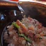 古民家カフェ 茶ぁーやー - 出汁を注いで・・・