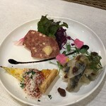 利久のイタリアン CUCINA  - 三種の前菜盛り
