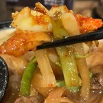 いっとく家らーめん - 野菜リフト
