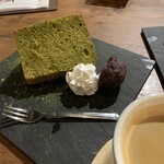 Cafe＆Dining HANAむこう - 抹茶のシフォンケーキ‪☆彡