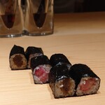 鮨 一幸 - 大トロ鉄火と干瓢巻