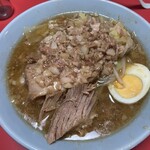 ラーメン富士丸 - ラーメン 半分(200g)  1000円