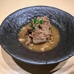 骨付き鶏 樹 - 牛肉のしぐれ煮