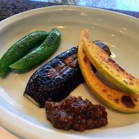 松嘉庵 - 天城コース  季節の焼野菜