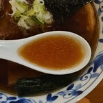 麺家 喜多楽 - 今昔支那そば炙り肉入り(醤油)