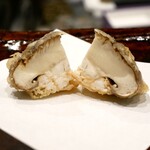 Tempura Taku - 『椎茸の海老詰め』