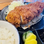 いなよし - リブロースカツ定食(500グラム) 