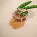 ボッテガ シモーネ - 若鶏のガランティーヌ イタリア産ポルチーニ茸と野菜のジュと共に