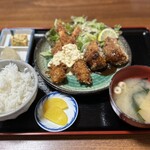 まんぷく居酒屋　あやん娘 - 料理写真:えびフライとメンチカツ950円
