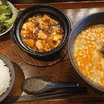 チャイナダイニング クーイン - 担々麺麻婆豆腐ランチ¥1,430