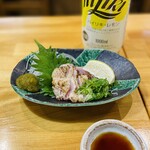 天ぷら・水炊き 天かす - 鶏のたたき