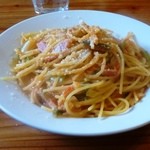 イルカステロ - トマトベースのスパゲティー