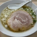 煮干しラーメン ゼクウ - ボンゴレビアンコ¥900（豚バラ）