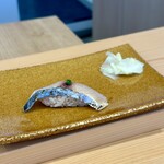 鮨 須藤 - 鰆(ｻﾜﾗ)の叩き