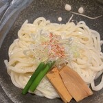 ほそ道 - もつ辛味噌にんにくつけめん300g