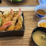 和食kitchen だい浜 - 海老天重¥1,200