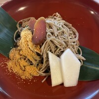 からすみ蕎麦 月と松 - カラスミ蕎麦 からすみ蕎麦 月と松 - カラスミ蕎麦