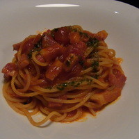GINTO 池袋店 - 2014.1.5)メーンのあとにパスタが出てきます