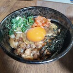 Ra-Men Koubou Raizu - 焼豚丼（小）生卵のせｕｐ