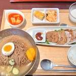 KOREAN KITCHEN かじゃな - 韓国そば冷麺＆サムギョプサルセットランチ