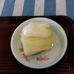 そば処 久楽 - 「白菜漬け」♬