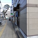 そば処 久楽 - 宮町方面からパチリ♯