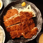 万里食堂 - 2023年12月　チキンカツ定食　1000円