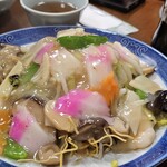 康楽 - ソボロ皿うどん（細麺）