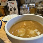 銀座 いし井 - つけ汁は、なめらかクリーミーで美味しい