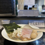 中華SOBA にぼ乃詩 - 料理写真:純煮干し（並）+うずら ¥950+¥100