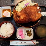 鳥栄 - 若鳥から揚げ定食（カレー）