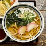 Umugi - 兎麦弁当 ¥1,050 のかけうどん