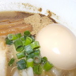 MOSH　味玉＆魚粉アーップ (･ω･)ﾉ