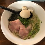 麺屋 エイト - 塩らーめん　味玉トッピング