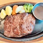 Buccha Rando - ・牛赤身厚切りステーキランチ(2280円)