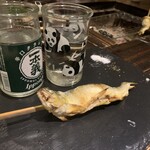 囲炉裏料理 うな革 和なり - 鮎の塩焼きも最高！