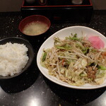 情熱食堂 - 料理写真:野菜炒め定食
