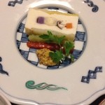 柏屋旅館 - 白身魚と白菜のテリーヌ 2013.12